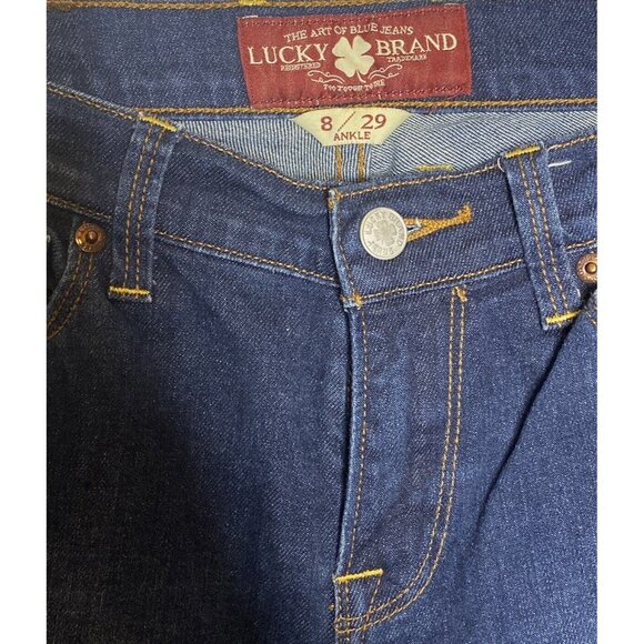 Lucky Brand Blue Sofia Boot Ankle Bootcut 8/29 - Picture 3 of 4